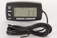 Contempo Views Tach/Hour Meter HM032R: Backlight LCD gasoline Inductive Tachometer for Paramotors, Microlights, Marine Engines, Pumps, Generators, Boats, Motor Cycles, Scooters, Cleaners and Chainsaws