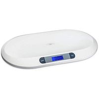 20KG/44LBS Electronic Digital Baby Weighing Scale Measure Infant/Baby/Pet Weight Accurately, Precision of 10g, Length 55cm, Large LCD Display, Weight Measure Tool White