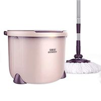 Cleaning Tools Spin mop Mop Bucket Set vileda mop and bucket set Household bucket mop single bucket dry mop (Color : Coffee color, Size : 313124cm)
