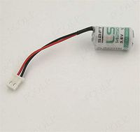 FCQLR 1PCS Compatible for SAFT LS14250 3.6V with Plug can Replace KTS ER14250 Delta PLC Lithium Battery