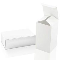 Spk Packaging Gift Boxes 20 Pack 2.5 x 2.5 x 4" White Paper Boxes with Lids for Gifts, Crafting, Cupcake Packaging Boxes