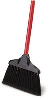 Libman Commercial 915 Lobby Broom, 38" Length, 10" Width, Steel Handle, Black/Red (Pack of 6)