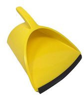 Handy Pan - Yellow - Large Capacity Heavy Duty Dust Pan | Made in USA! Great for Home, Shop, Garage,