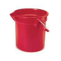 Rubbermaid Brute Bucket Round 14 Quart 12 Dia x 11-1/4 FG261400RED
