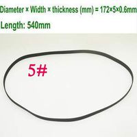 Tool Parts All Size,Turntable Phono Replacement Belt Rubber Plattenspieler Belt Movement Belt For Lp Replace And All Brands - (Color: Blue)