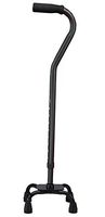Carex Health Brands Quad Cane, Black