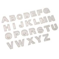26pcs Letter Number Silicone Pendant Mold Jewelry Making Resin Alphabe Mould DIY Craft by Akusixnio