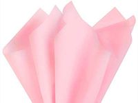 Light Baby Pink Art DIY Crafts Tissue Paper for Gift Wrapping 20"X26" 5 Sheets