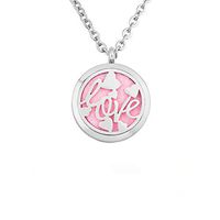 Cory Keyes 30mm Love Mother Daughter Couple Essential Oil Diffuser Aromatherapy Locket Necklace (Heart Love)