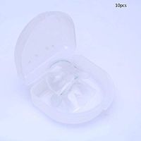 New Stop Tongue Set Stopper Prevents Snoring Snoring Blocker, 10Pcs,White10pcs