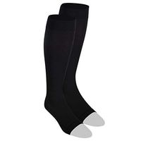 Nuvein Compression Socks for Women and Men, Medical Support Stockings, Black (Open Toe), X-Large (20-30 mmHg)