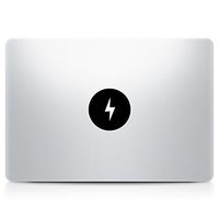 DecalGalleria - Lightening Vinyl Decal Sticker for MacBook, MacBook Pro and MacBook Air 11, 12, 13, 15, 17 inch