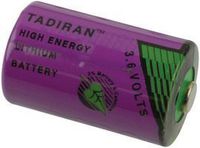 TADIRAN BATTERIES TL-2150/S LITHIUM BATTERY, 3.6V, 1/2AA (500 pieces)