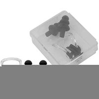 Qiterr Swimming Nose Clip Earplug Diving Device(Black)