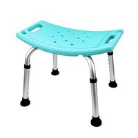 ZHAOYONGLI Bathing Aid for Bathroom Stool Shower Stool Bench Bath Chair with Armrest Padded Seat Foldable Bathroom Stool Seat Ergonomic Aid for Elderly (Color : Green, Size : 474336-51cm)