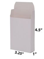 Marketing Holders Lot of 250 Small White Gift Holiday Boxes for Jewelry Gift Cards Stocking Stuffers