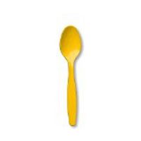 Sovereign Premium 24 Count Plastic Spoons Harvest Yellow