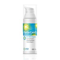 Plantar Fasciitis Foot Pain Relief Cream Fast Acting PLANTARCARE CF Inflamed Tissue Relief Across The Bottom of The Foot. | Capsaicin-Free Formula.