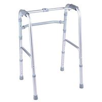 Goquik Elderly Walker Foldable Four Point Cane Aluminum Walker Wheelless Walker