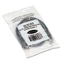 Belkin Cat 5E Snagless Ethernet Cable, 3', Gray (A3L791-03-S)