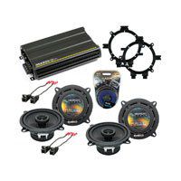 Compatible with Chevy Silverado Truck 2007-2013 Speaker Upgrade Harmony R5 & CXA300.4 Amp Package (Renewed)