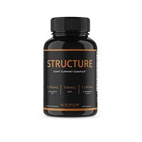 Structure - Joint Health Support by Acropolis Nutrition - Strengthen and Repair Joints - Glucosamine HCl - Chondroitin - MSM - Natural - 180 Capsules