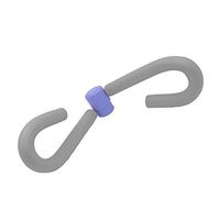 dna18729nd Home Fitness Gym Thin Inner Outer Leg Shape Thigh Workout Exerciser Grey