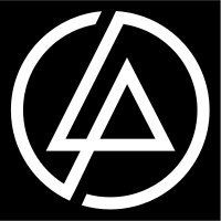 Linkin Park LP Symbol - Vinyl 4" tall (Color WHITE) decal laptop tablet skateboard car windows stickers