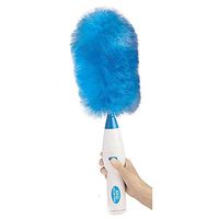DR-Electric Brush, Electric Precipitator Cleaning Brush, Car Retractable 360° Feather Duster, Electric Rotating Washable (blue)