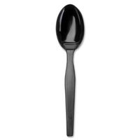 Dixie SmartStock Plastic Cutlery Refill, Spoons, Black, 24 Packs of 40, 960/Carton (SSS51)