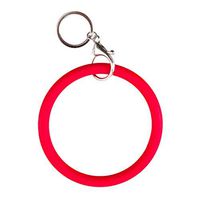 Keychains Key Ring Chain Silicone Round Bangle Key Chain Holder for Home Gift Men and Women