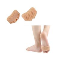 Yliquor Breathable Comfortable Metatarsal Pads Ball of Foot Cushions 6 Pairs (12Pieces) Metatarsal Foot Pain Relief Bunion Forefoot Cushioning (White)