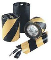 4" Tunnel Tape Floor Cord Cover - Length: 40 Yards - Color: Black
