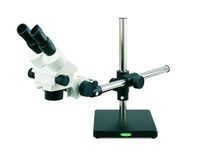 VanGuard 1275ZP Stereo Zoom Microscope with Binocular Head and Pole Stand, 10X Eyepiece, 0.7X - 4.5X Objective, 110V, 7X - 45X Magnification