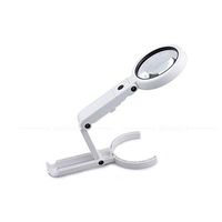 Cololy 5X 11X Folding Magnifying Lamp Led Desk Magnifier Magnifier Glass with Light and Stand for Reading Small Prints,Maps,Coins, Jewelry, Hobbies & Crafts