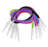 VAPOR HOOKAHS 24-75” PLASTIC MAGIC EXPANDABLE HOSE: SUPPLIES FOR HOOKAHS – These Hookah hoses are accessory pieces for shisha pipes. In various colors, these accessories parts are washable (Pink Hose)