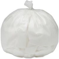 Skilcraft 8105-01-195-8730 Medium Duty Plastic Trash Bag - 10 gal - 23" x 24" - Plastic - 250 / Box - Clear