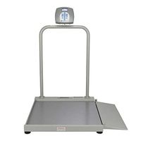 Health O Meter 2500KL Digital Wheelchair Ramp Scale, Capacity 1000 lbs, Resolution 0.2 lb, 29-1/4" x 28-1/4" Platform, 28-1/4" Width x 9-7/8" Death Ramp