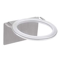 RJJX Home Hair Dryer Storage Rack Family Bedroom Bathroom Stainless Steel Punch-Free Bathroom Wall Hanging Storage Rack