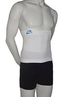 CzSalus Girdle Shaping and Containment Body Band for Man (White, S/M)
