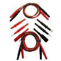 Triplett Moduleads UL-Listed Premium Silicone Jacketed 24" and 60" Test Leads with Insulated Alligator Clips and Carrying Case (79-812)