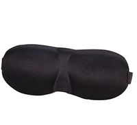 Remeehi Lightweight Memory Foam Comfortable 3d Eye Mask Black