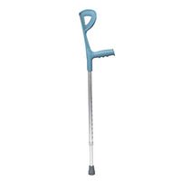 Crutches with arm Rest pad Adjustable Aluminum Alloy Stick Non-Slip Armpit Suitable for The Elderly and People with Limited Mobility Load-Bearing 136K Blue