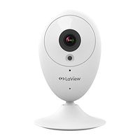LaView One Dot 1080P HD Camera, Indoor Wireless IP Security System with Night Vision for Home/Office/Baby/Pet Monitor with iOS, Android App - Cloud Available and SD Card Available(White)