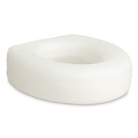 AquaSense Portable Raised Toilet Seat, White, 4 Inches