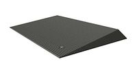EZ-ACCESS TRANSITIONS Rubber Angled Entry Mat in Grey, 2.5" Rise