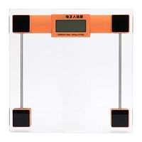 Electronic Smart Scale, LCD Digital Scale 180kg Capacity Electric High Precision Digital Weight Body LCD Display Scale Scale Most Accurate Weighing Scale(Orange)