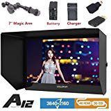 LILLIPUT A12 The world's first Utra Slim 12.5 inch IPS 4K 3840x2160 Camera Field Monitor 3G-SDI, 4K HDMI, Displayport input + F970 battery/charger+ 11" adjust arm by VIVITEQ(LILLIPUT Official seller)