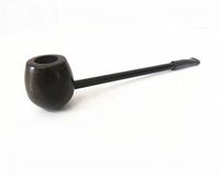 NUO-Z Ebony Tobacco Smoking Pipe,Solid Wood Pipe, For Father's Day, Christmas Day, Thanksgiving Day