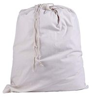 Atmos Green 2 Pack drawstring Laundry bag Natural Color 28 X36 Inch 5.5 oz Natural Cotton eco Friendly Super Strong Washable Multi use